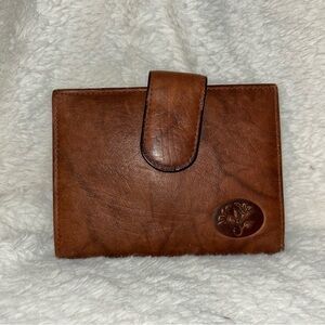 Buxton Brown Leather Wallet